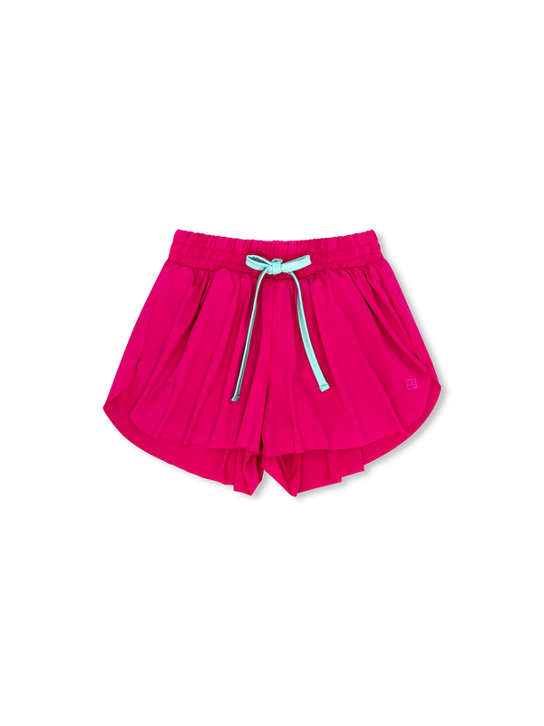 Tatum Short- Power Pink, Totally Turquoise