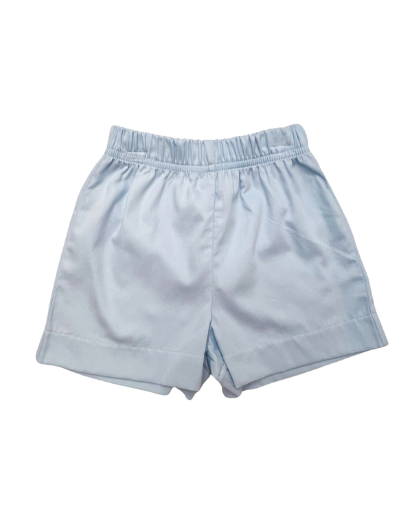 Retro Shorts- Blue Pique