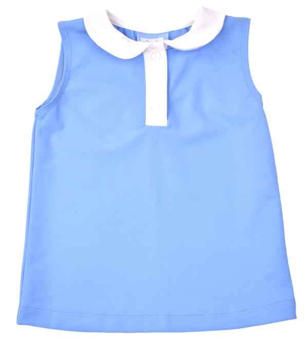 Polo Top- Blue