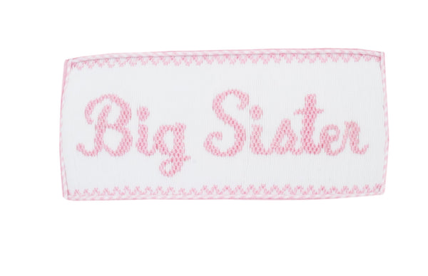 Big Sister Knit T-Shirt- Pink