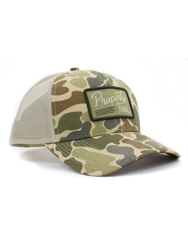 Sportsman Trucker Hat Vintage Camo  (Men's)