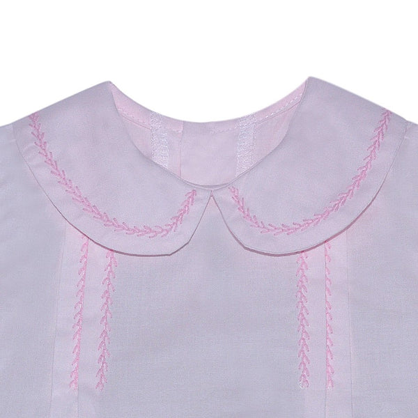 Quinn Daygown- Pink w/ Pink Stitches