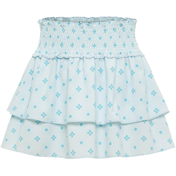 Scottie Skirt- Aqua Clover