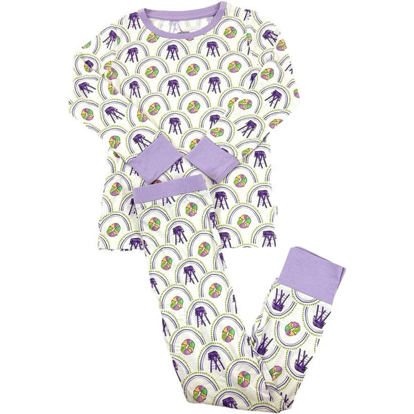 2 Piece Mardi Gras Pajama