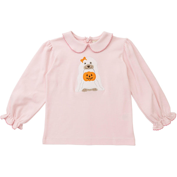 Ghostly Pup Peter Pan Blouse