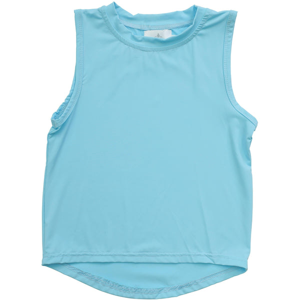 Light Blue High Low Tank