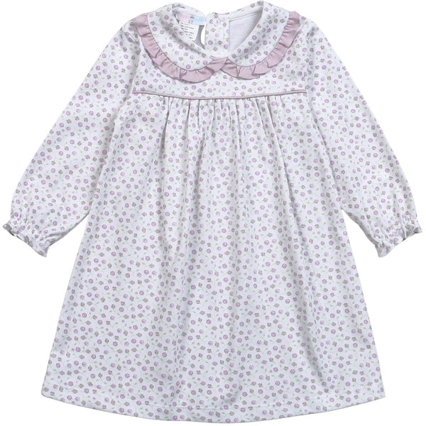 Lyn Purple Floral Pima Dress