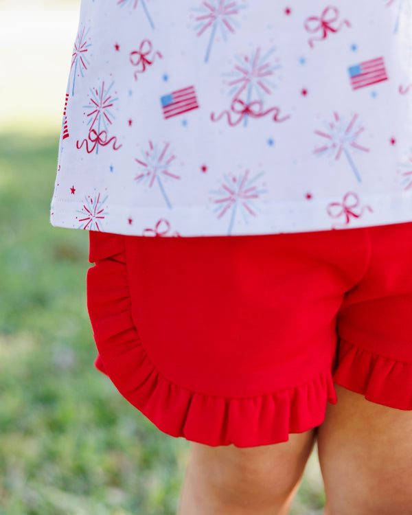 Fireworks and Freedom Flutter Short Set