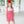 Sophia Dress- Pink with Red Stripe