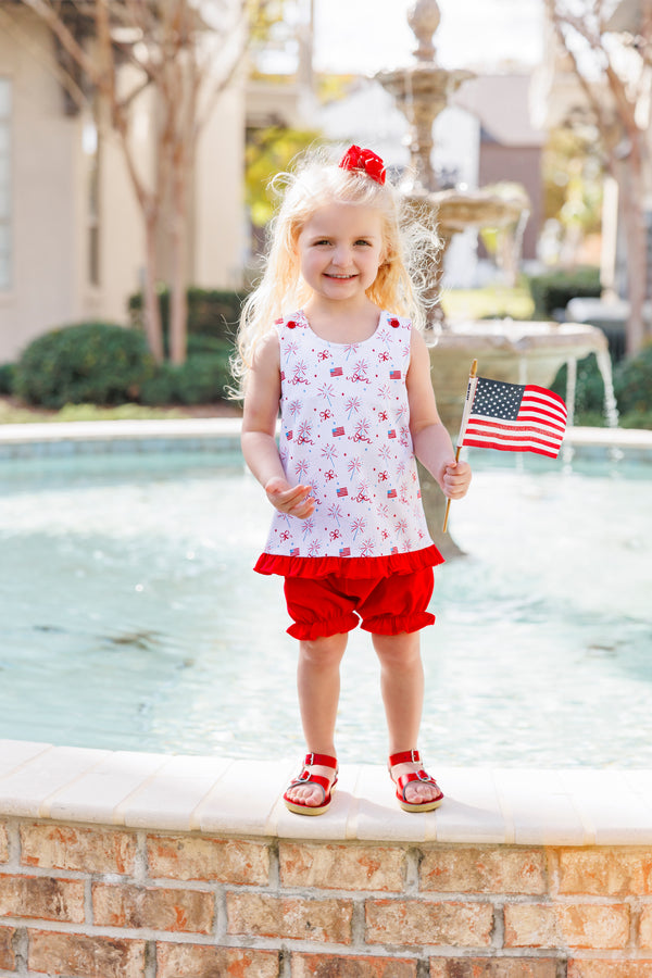 Fireworks and Freedom Swing Back Bloomer Set