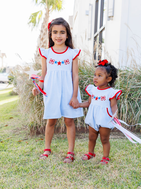 Stars, Stripes, and Bows Bubble