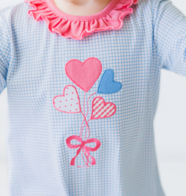 Love is in the Air Balloon Romper