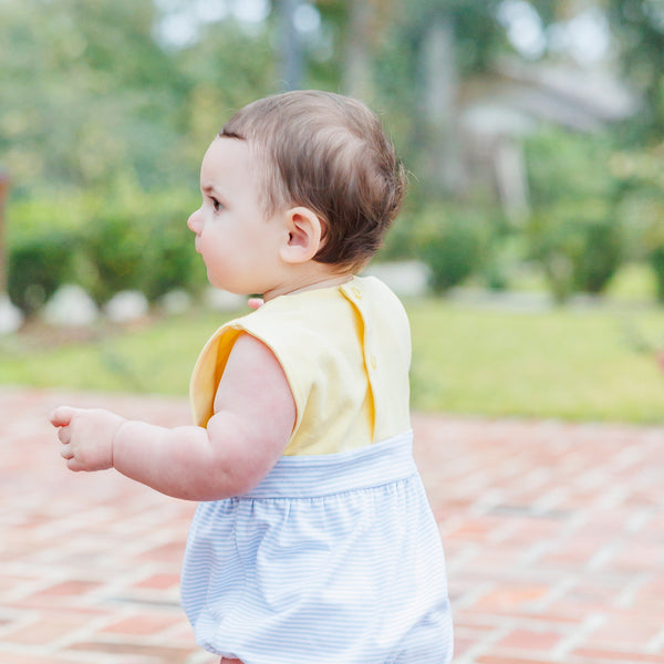 Benjamin Bubble- Yellow with Light Blue Stripe