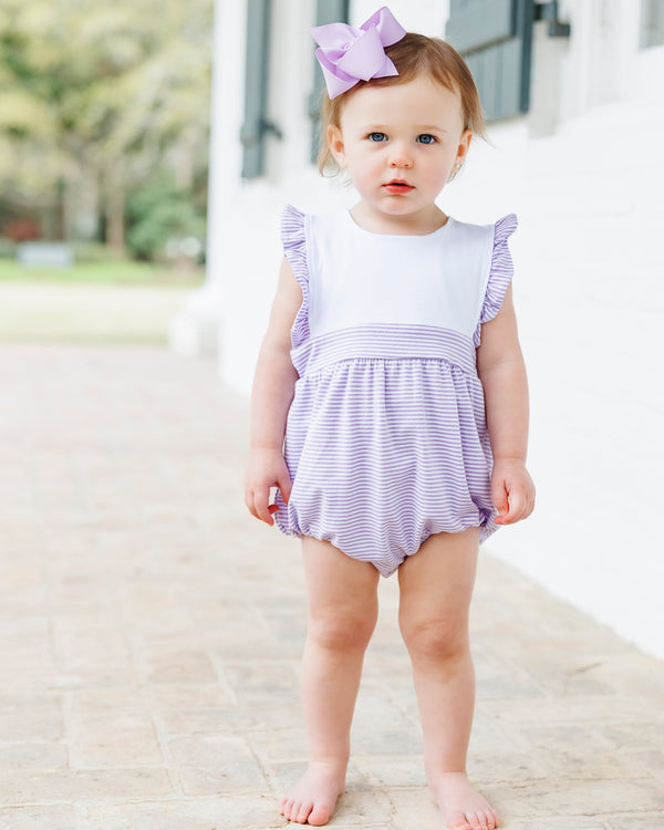 Sophia Bubble- Lavender Stripe