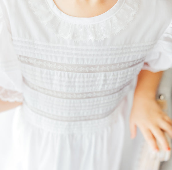 Rosemary Dress - White