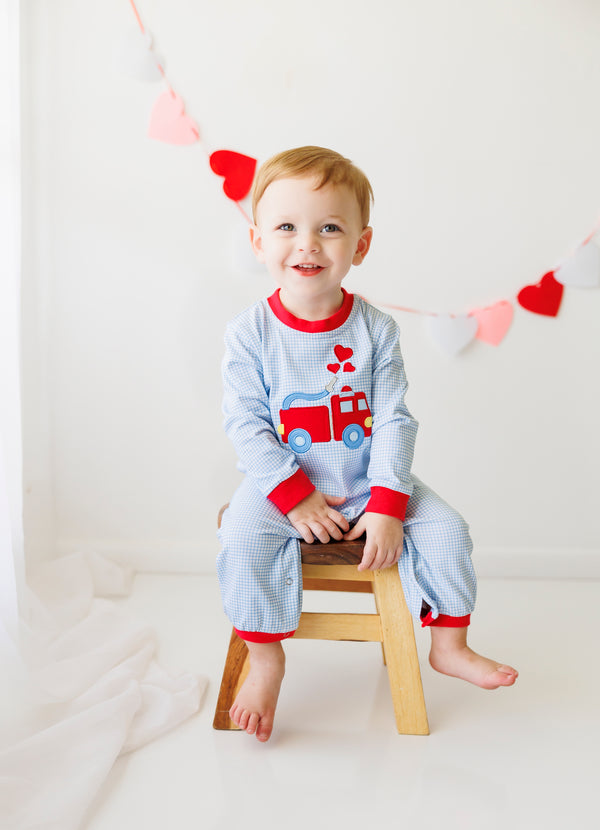 Sound the Alarm Valentine Romper