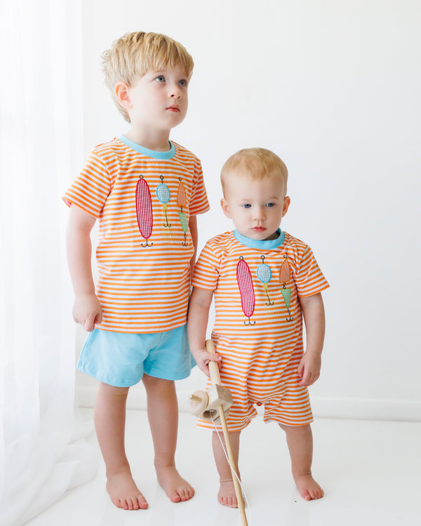 Fishing Lure Applique Romper