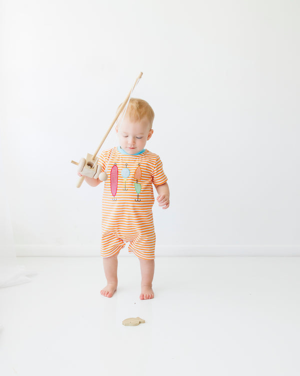 Fishing Lure Applique Romper