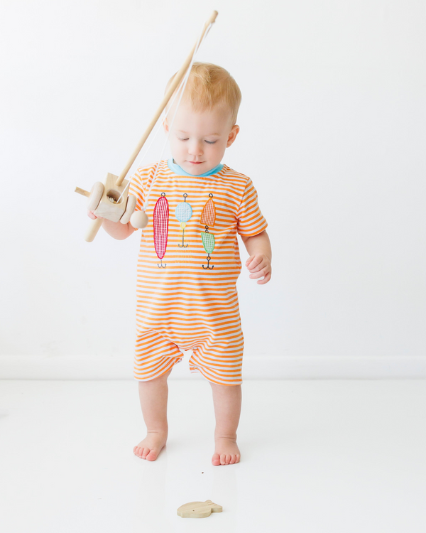 Fishing Lure Applique Romper