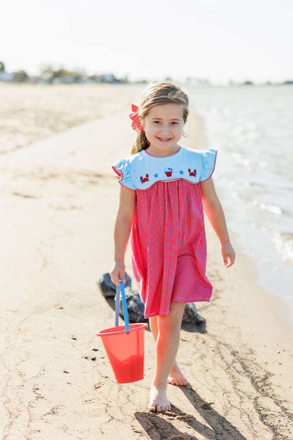 All American Summer Scallop Dress