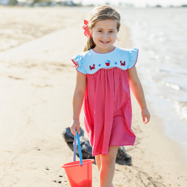 All American Summer Scallop Dress