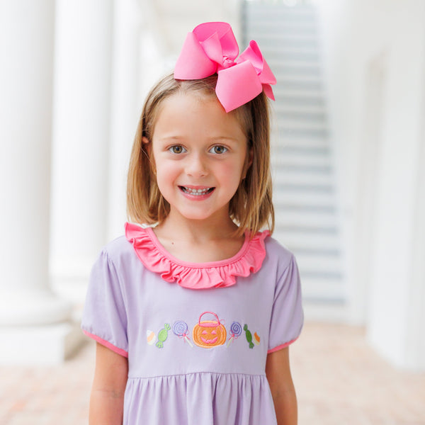 Trick Or Treat Ruffle Dress