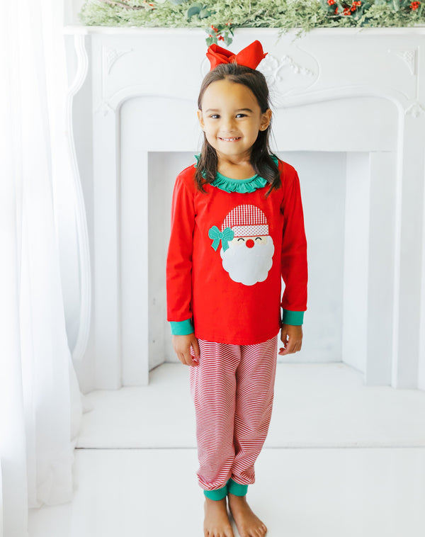 Santa Ruffle Pants Set- Light Skin