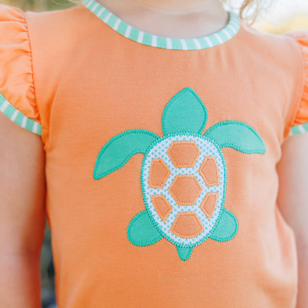 Sea Turtle Flutter Short Set