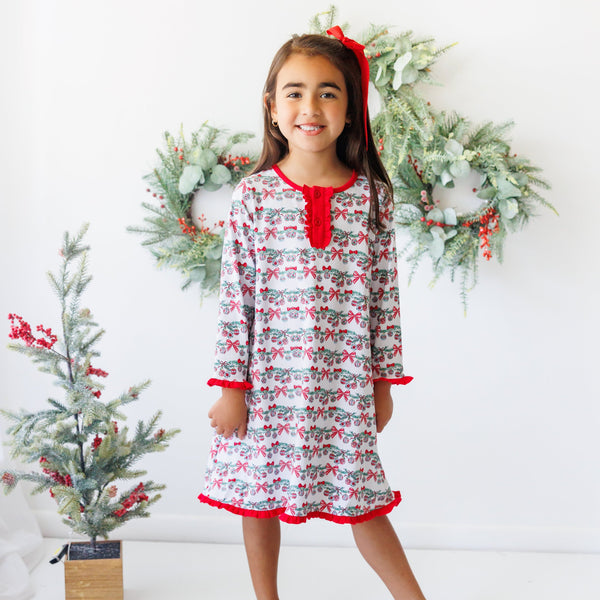 Bows & Baubles Christmas Dress