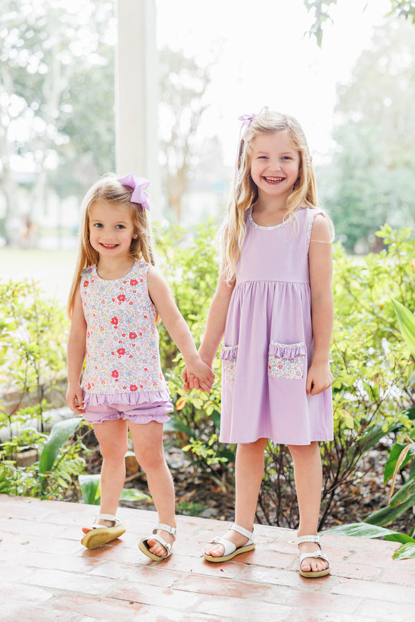 Summer Floral Pocket Dress