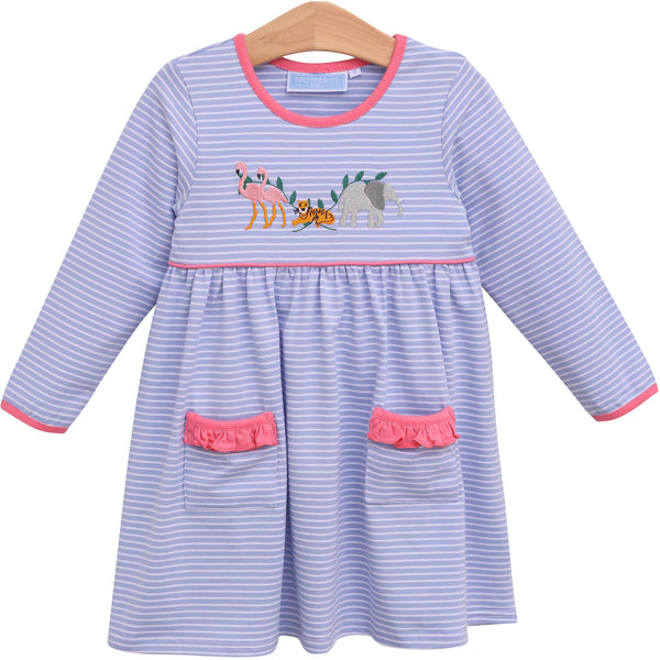 Zoo Friends LS Dress