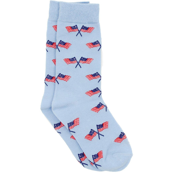 Lucky Duck Socks Freedom Flag