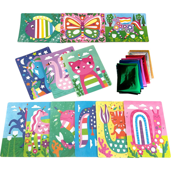 Foil-tastic Foil Art & Coloring Set - Whimsical World