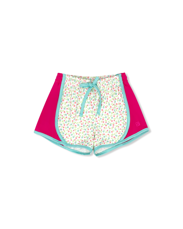 Elise Short- Petal Pop Floral, Power Pink, Totally Turquoise