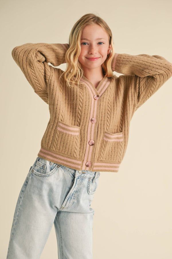 Button Down Knit Cardigan