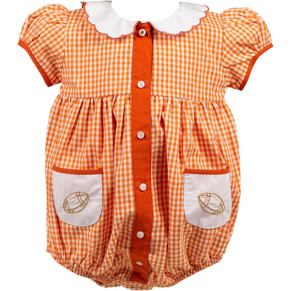 Game Day Girl Bubble- Orange