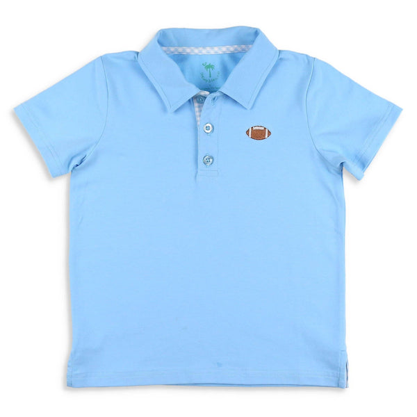 Gameday Polo- Light Blue