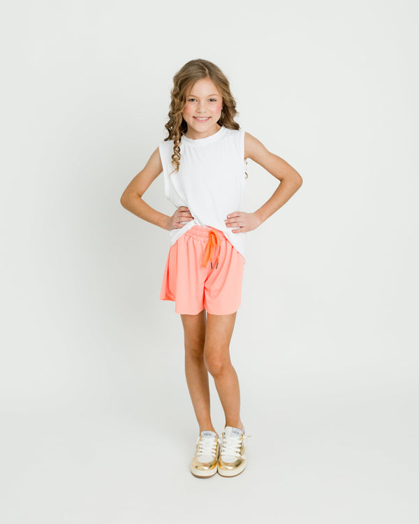 Coral Butterfly Shorts