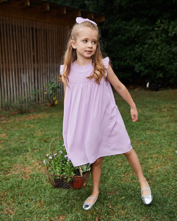 Lottie Dress Sleeveless- Lilac