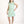 Classic Swiss Dot Ruffle Dress- Aqua