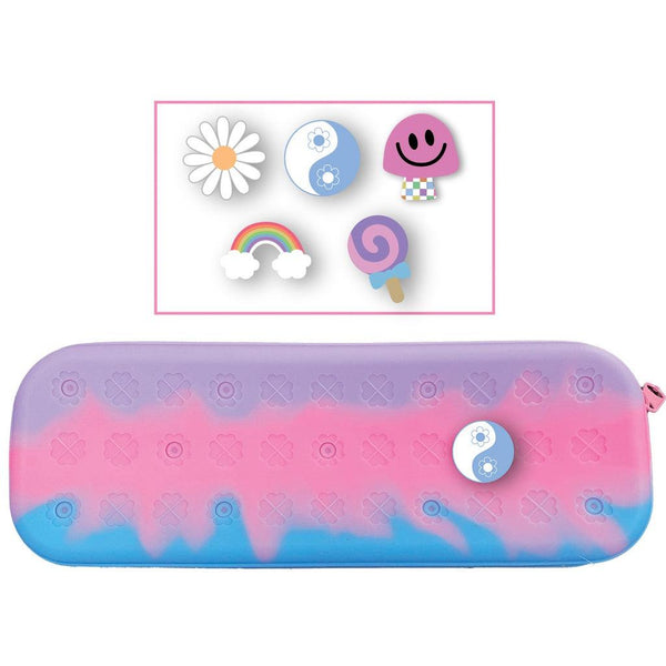 Tie Dye Charmed Jelly Pencil Case