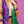 Mardi Gras Color Block Sequin Blazer