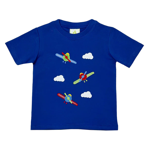 Airplane Knit Harry's Play Tee- Royal Blue