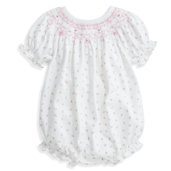 Smocked Pima Casey Bubble- Bitsy Berry