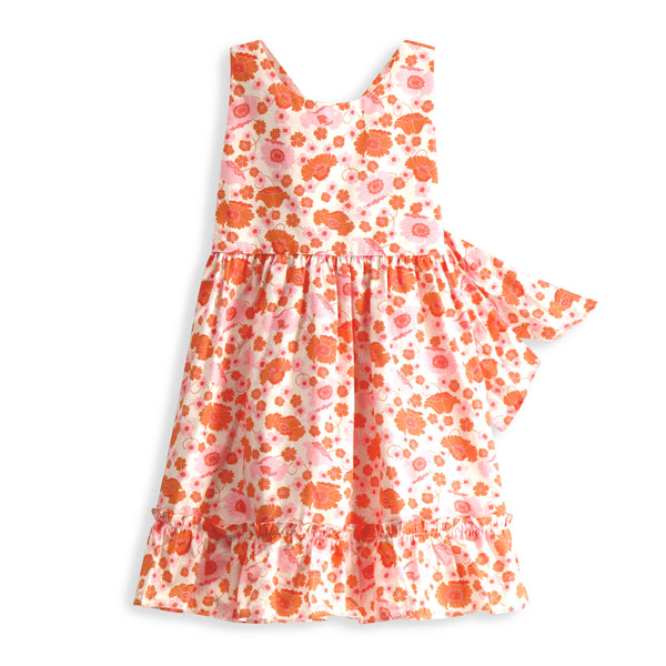 Sibby Dress- Pink Daisy Floral