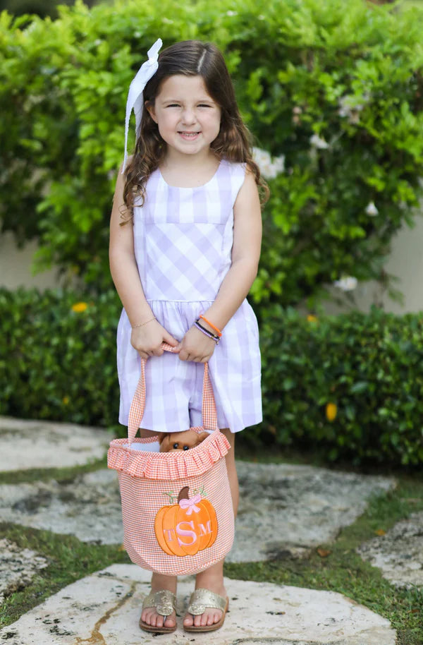 Ruffled Pumpkin Tote