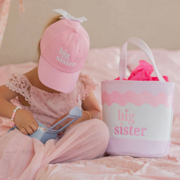 Big Sister Bow Baseball Hat