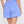 Luxe Knit Half Zip Short Set- Peri Blue