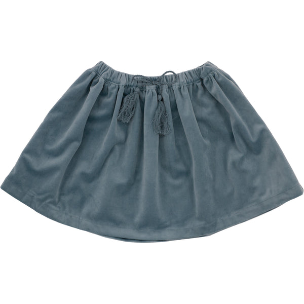 Blue Velvet Skirt