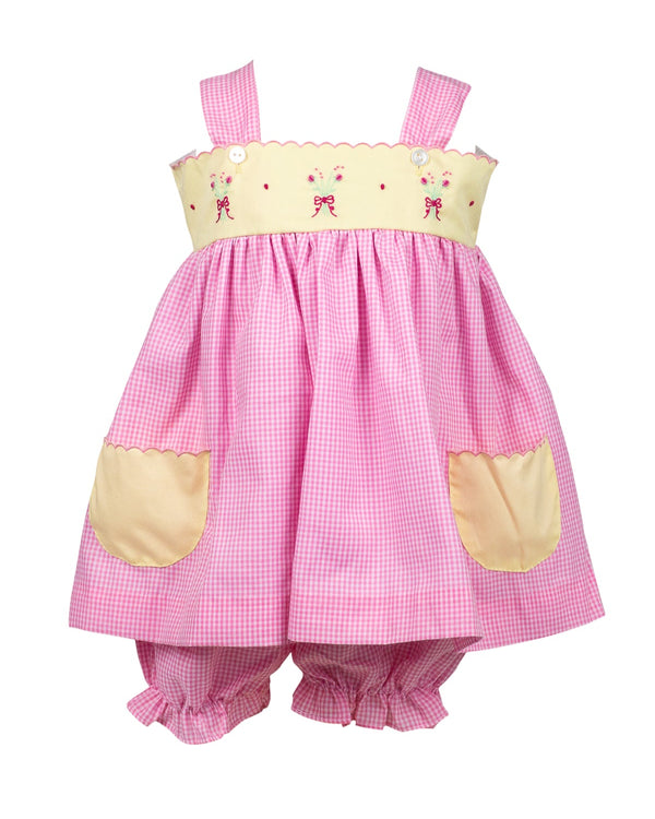 Caroline Color Block Bloomer Set